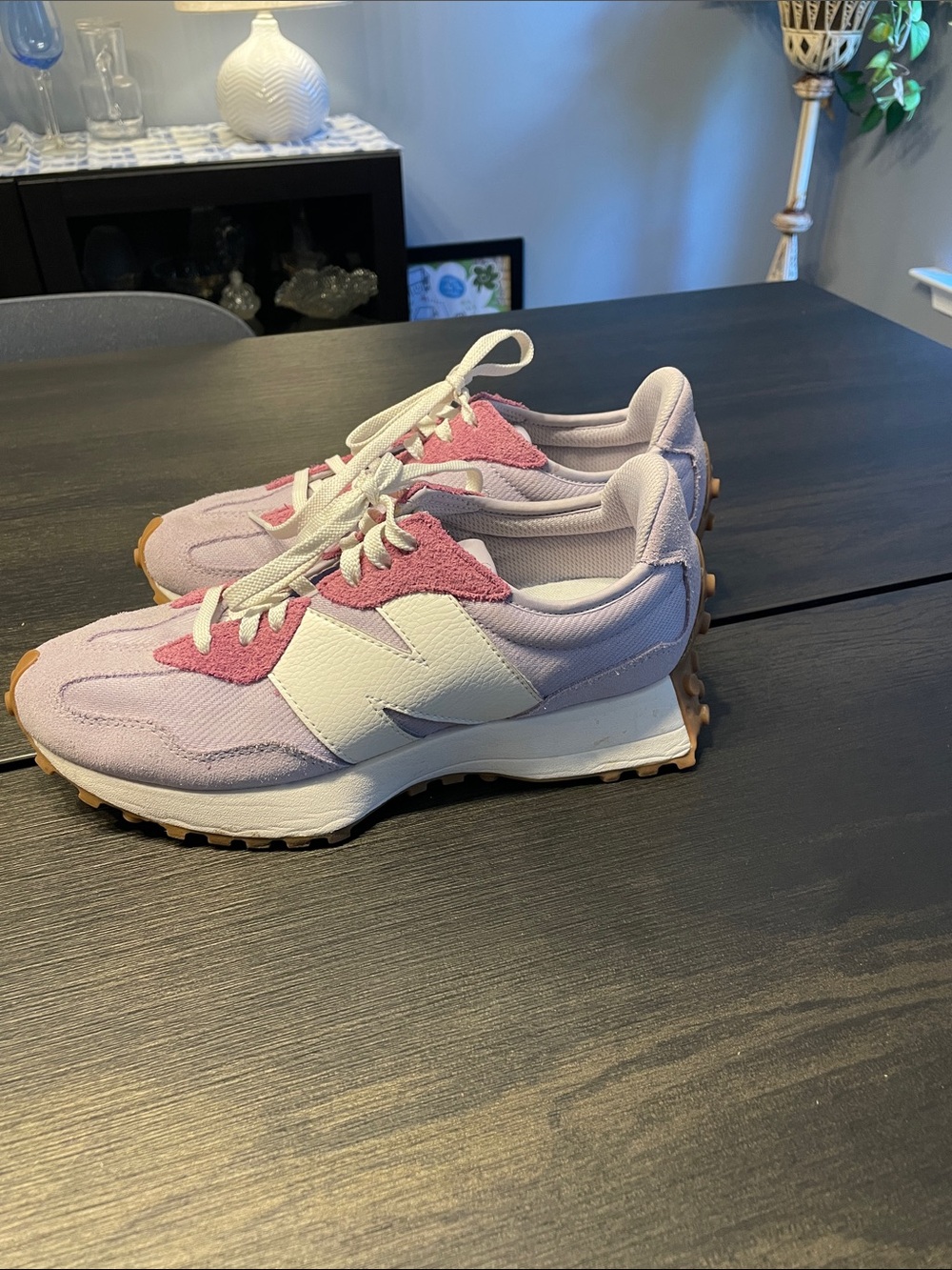 New Balance X CALIA 327 Women's Lavender and Pink Retro - Picture 3 of 9
